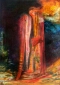 Der Td des allgegenwrtigen, dmonsichen Wchters - Heinrich Wagner l auf Leinen 50 x 70 cm